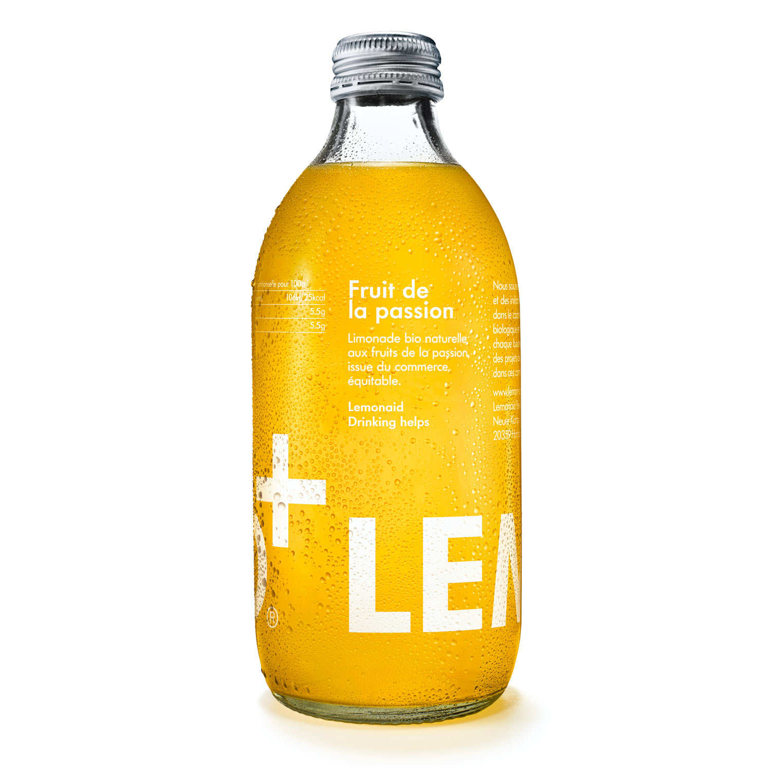 Limonade aux fruits de la passion bio et équitable - Lemonaid