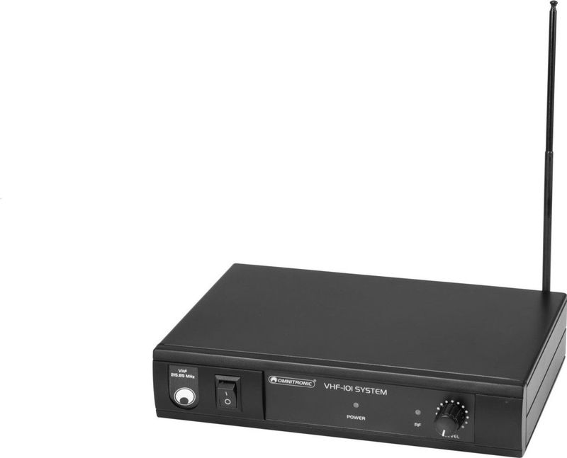 Omnitronic - VHF-101 - Radio Microfoonsysteem - 205,75 MHz - Draadloos