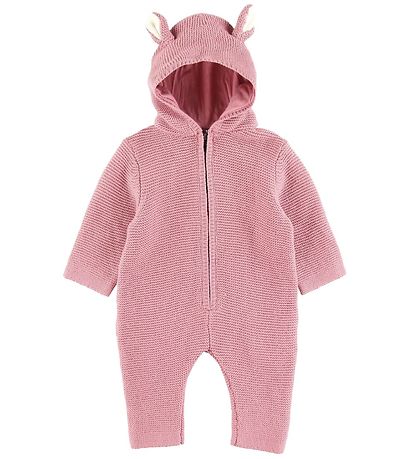 Stella McCartney Kids Strampler - Wolle/Baumwolle - Horse - Pink