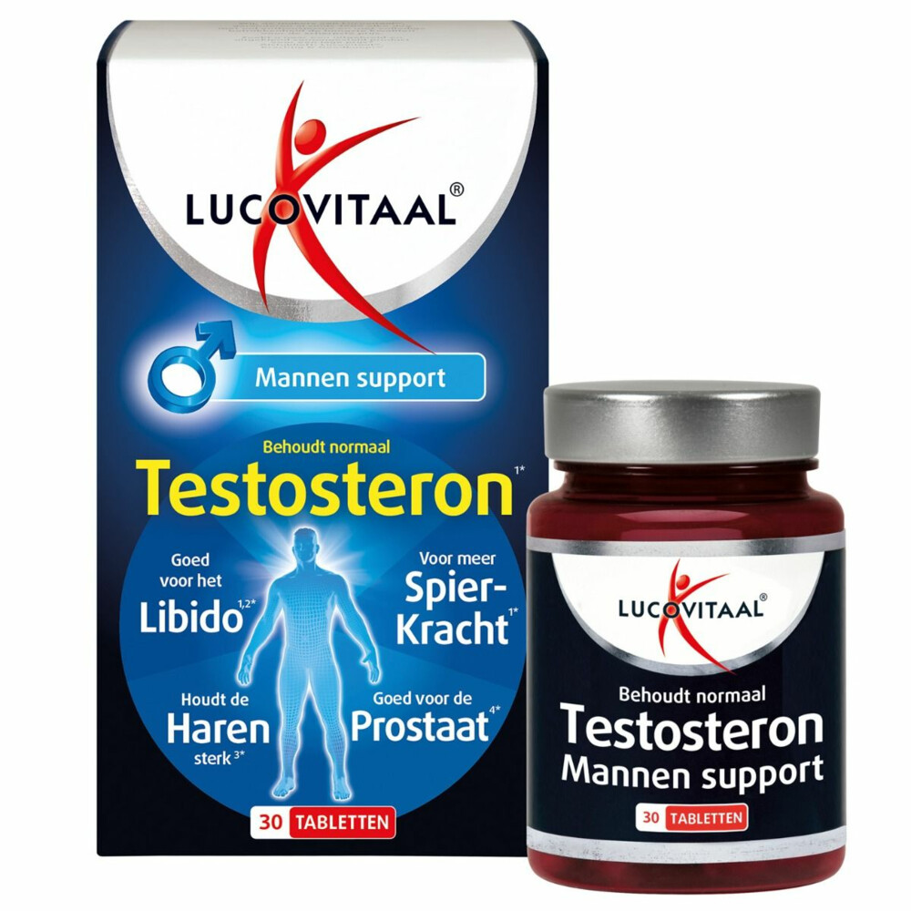 Lucovitaal Testosteron Mannen Support 30 tabletten