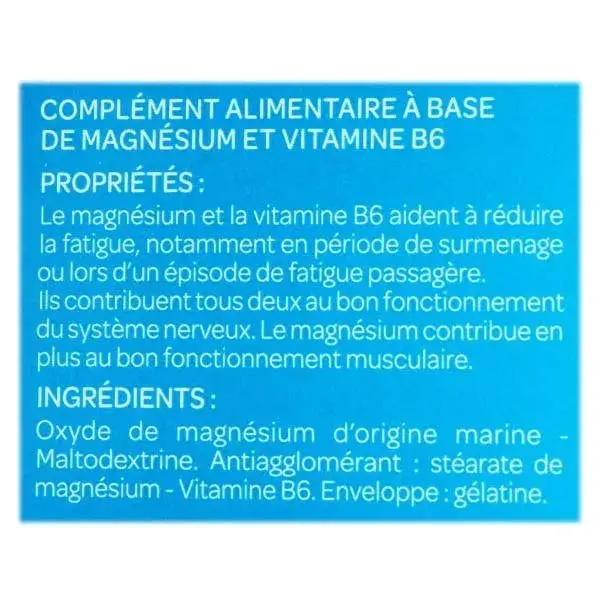 Arkopharma Magnésio Vitamina B6 para Nervosismo e Fadiga - Embalagem com 3 x 60 cápsulas