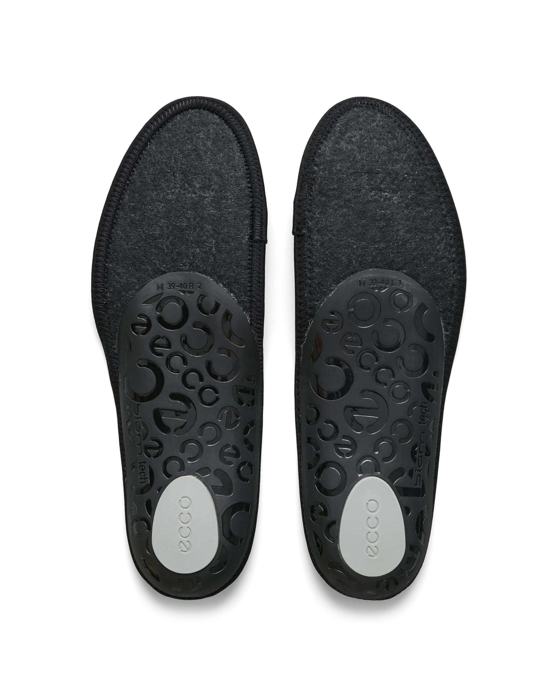 ECCO Support Thermal Insole Mens Herren Thermo Einlegesohlen Schwarz