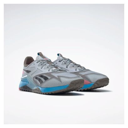 Chaussures de Cross Training Reebok Nano X2 TR Adventure Gris / Bleu / Noir / Kaki