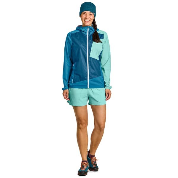 Softshell randonnée ORTOVOX WINDBREAKER JACKET W PETROL BLUE