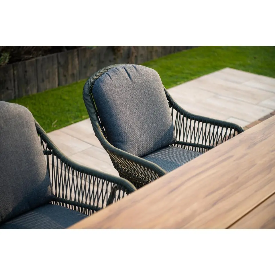Garden Impressions Triton dining stoel - Rope/Moss Green