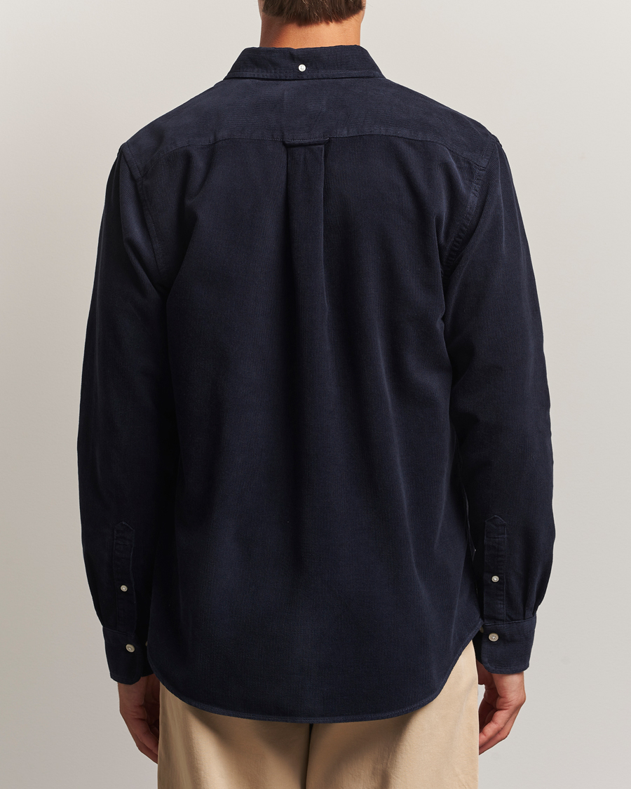 GANT Regular Fit Corduroy Shirt Evening Blue