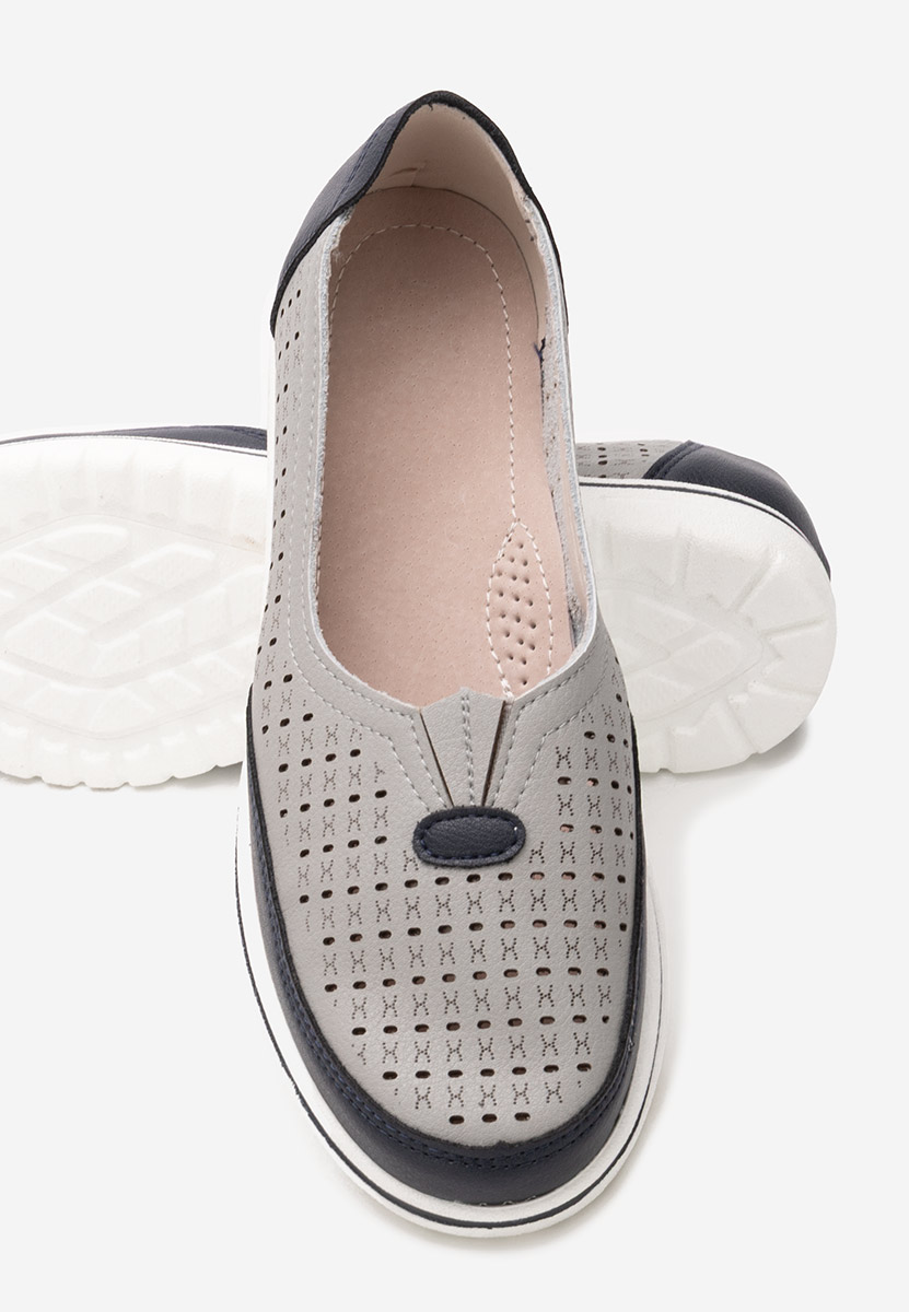 Chaussures casual femme gris Mistia