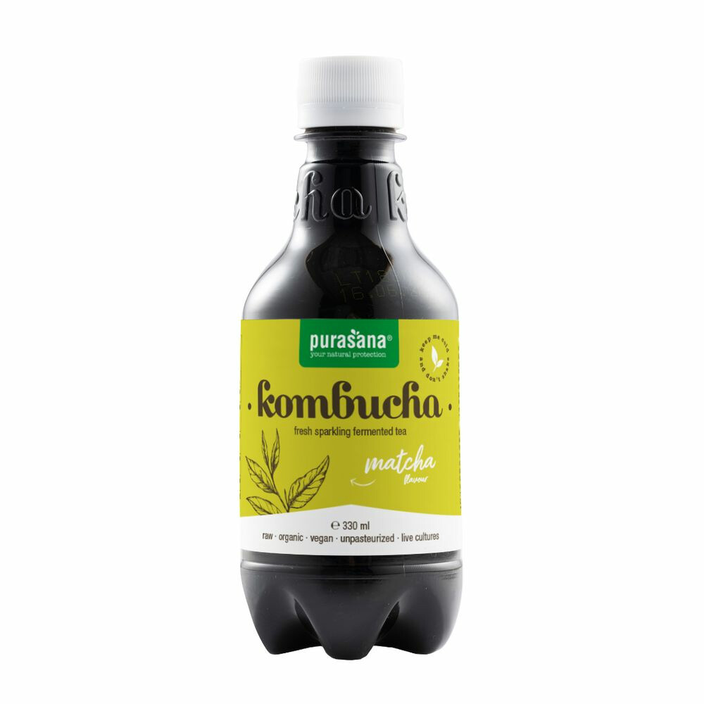 Purasana Kombucha Matcha Bio330 ml