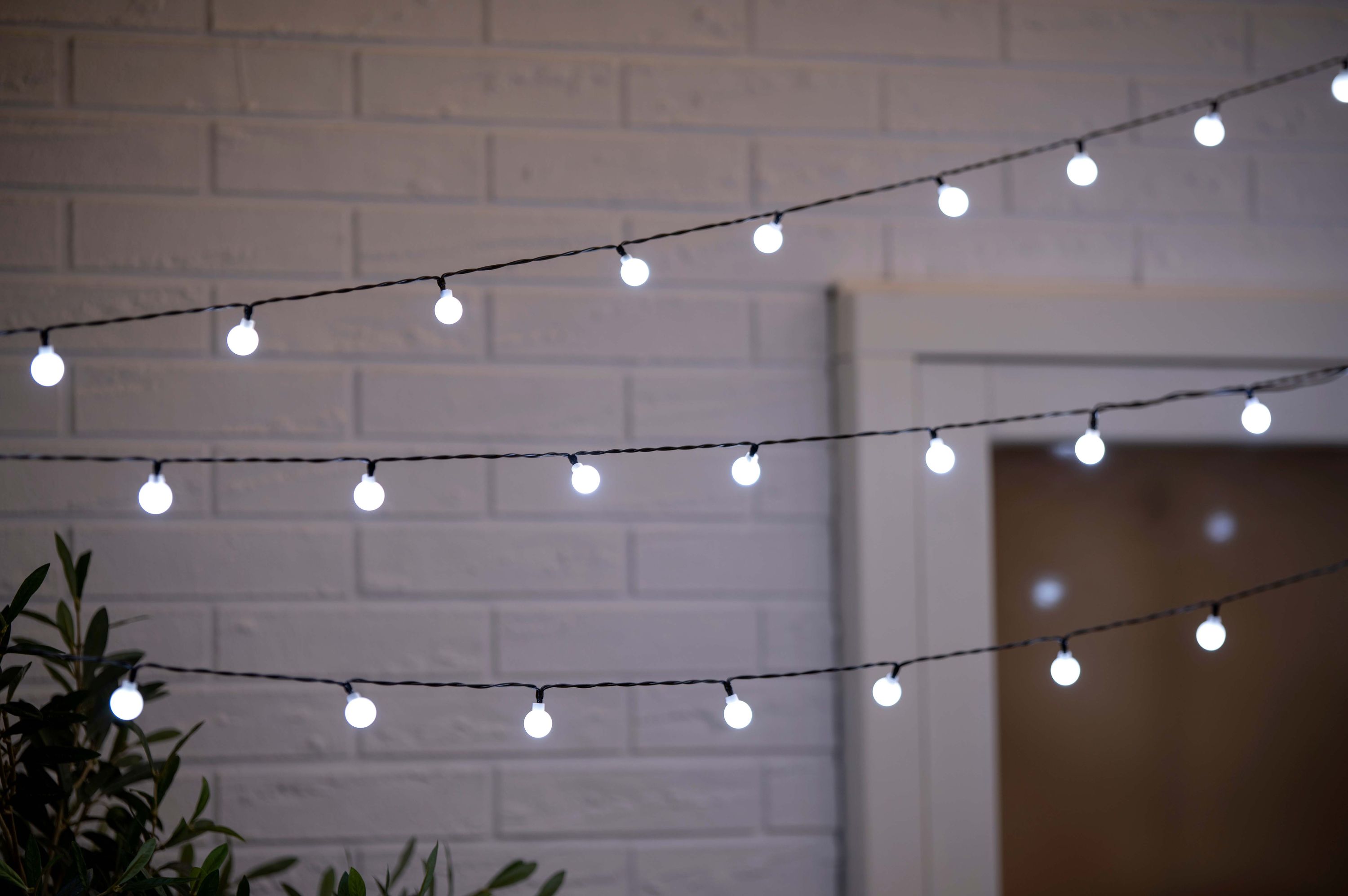 LED Solar Lichterkette 17 m