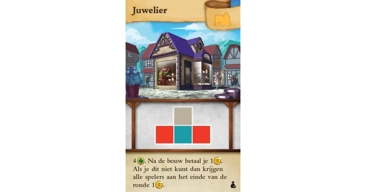 White Goblin GamesTiny Towns: Voorspoed (1e Uitbreiding) Bordspel  (Uitbreiding, Nederlands, 1 - 6 spelers, 30 - 60 minuten, Vanaf 10 jaar)