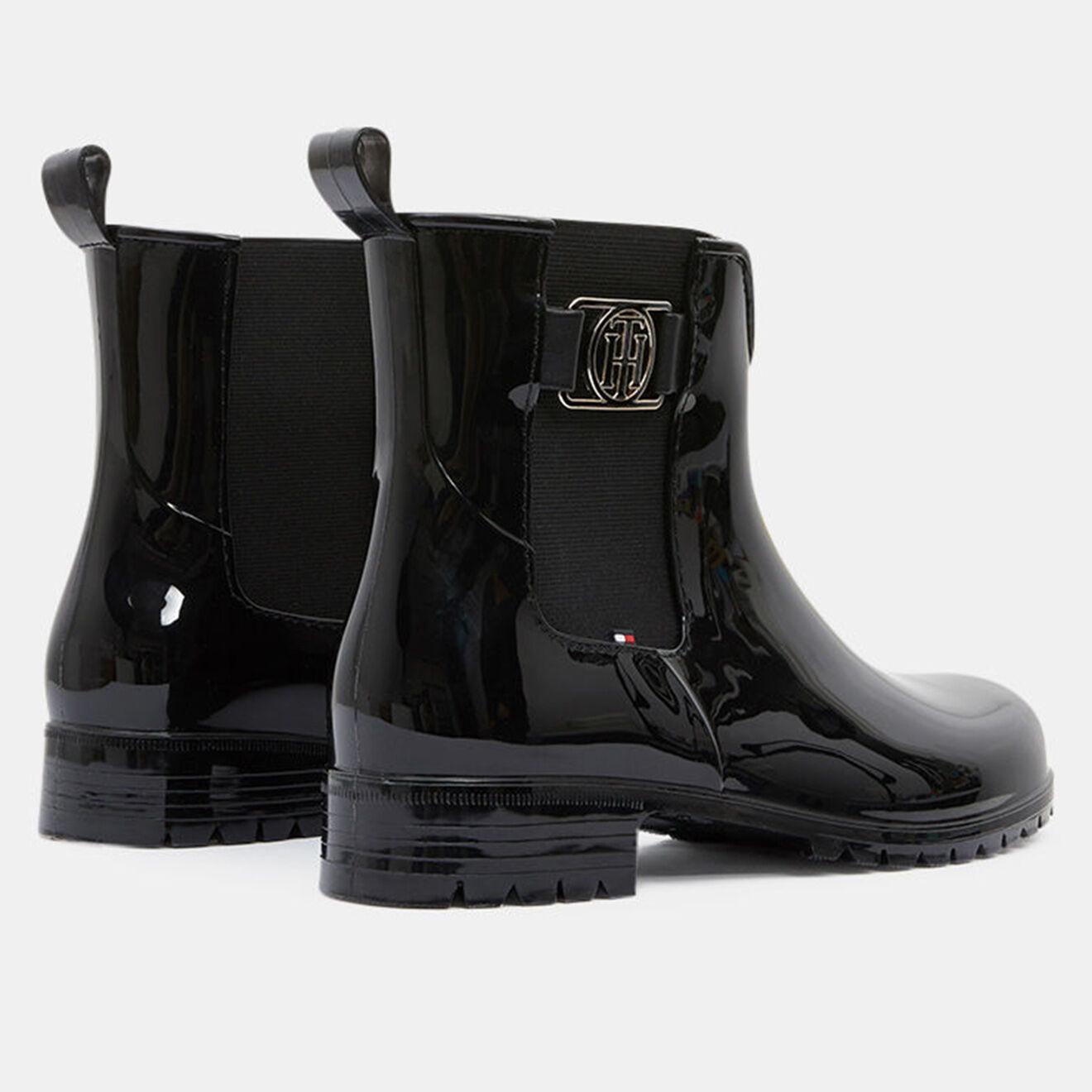 Tommy Hilfiger Bottines en Caoutchouc Hardware noires