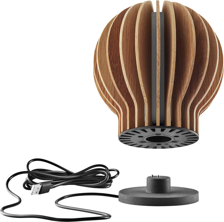 Eva Solo Radiant rund LED lampe Oak Oak