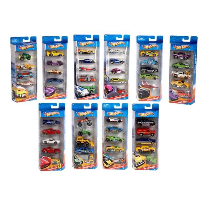 Hot Wheels, 5er Geschenkset Sortiment , 1806-0