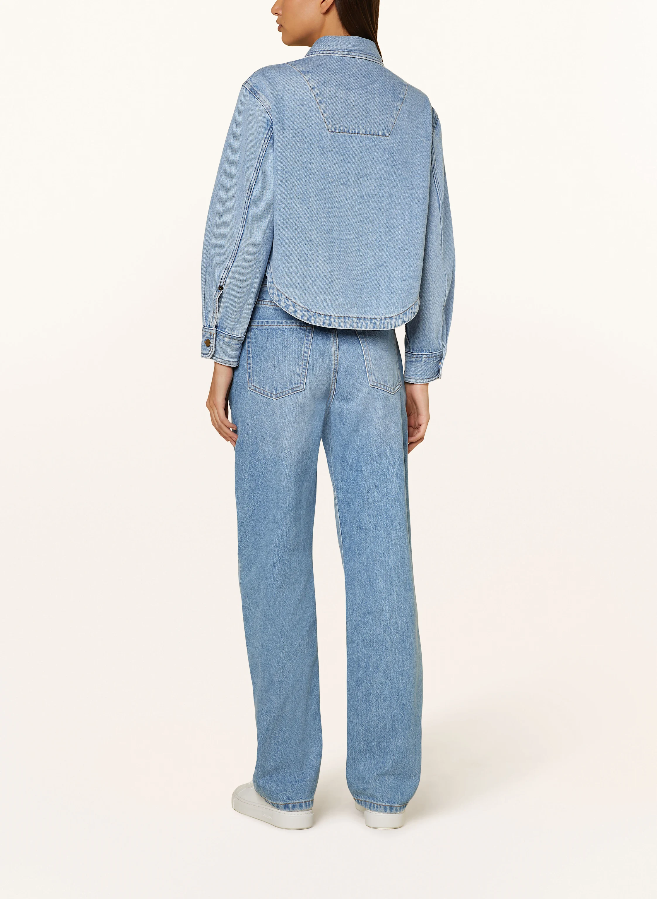 REPEAT Cropped-Jeansjacke