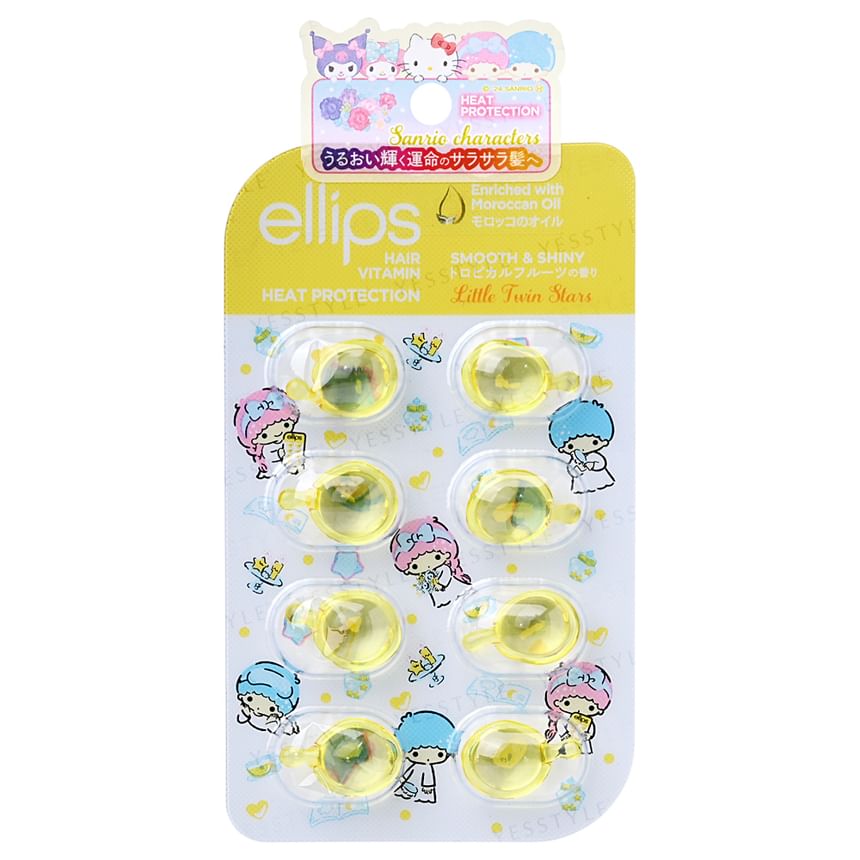 ellips - Sanrio Little Twin Stars Marokkaanse gladde en glanzende haarolie