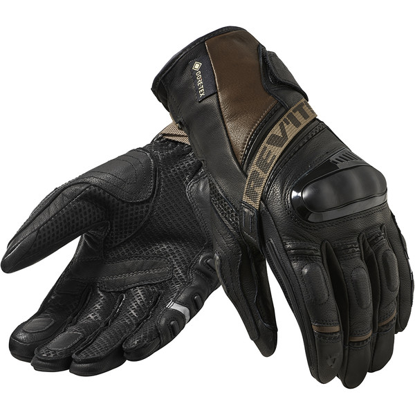 Rev'it - Gants Dominator 3 Gore-Tex® Noir / Marron