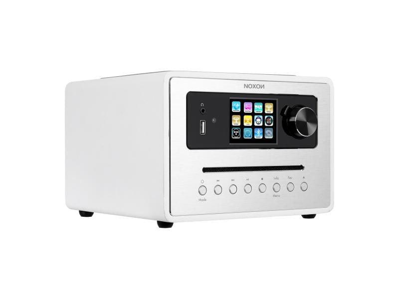 Noxon Radio/CD-Player iRadio 500 Weiss DAB , Internetradio oder UKW