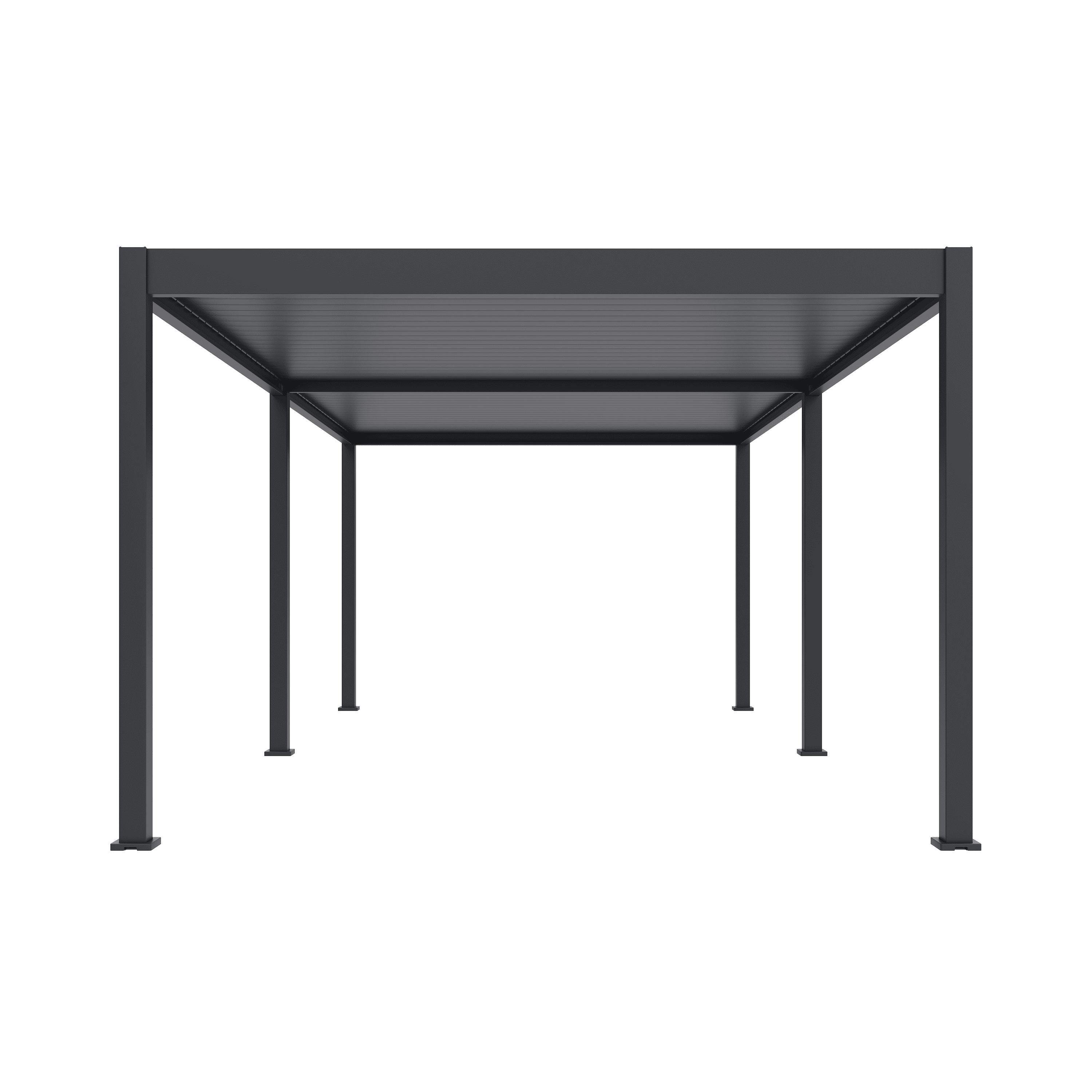 Orion Premium 360x720cm elektrische LED overkapping - antraciet