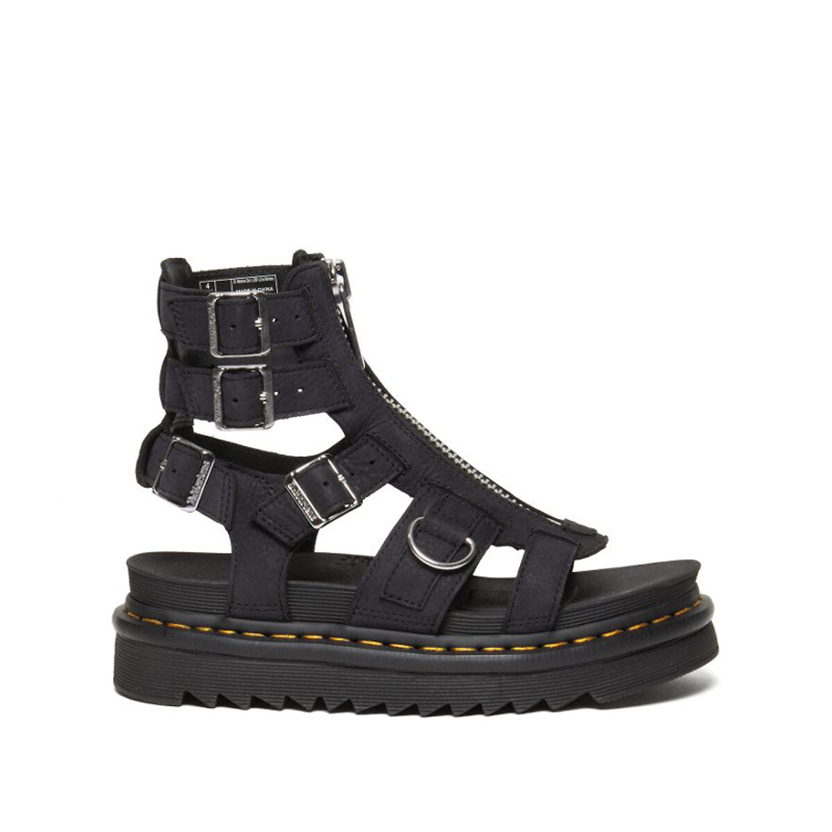 DR. MARTENS<br>Sandálias de couro com zíper, Olson