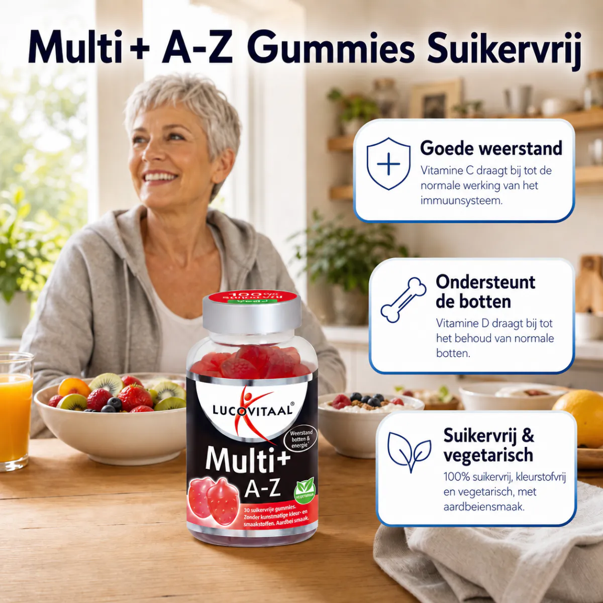 Multi+ A-Z Gummies Suikervrij