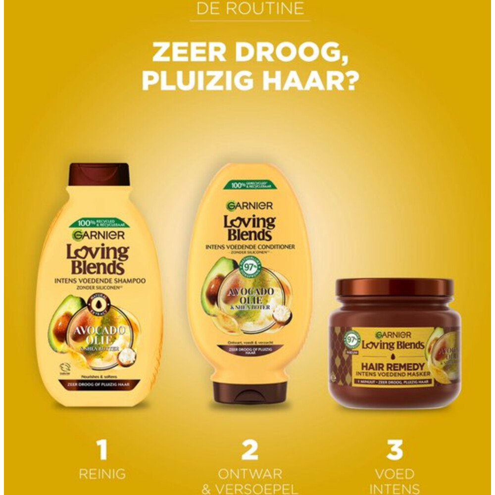 6x Garnier Loving Blends Avocado Olie en Shea Boter Conditioner250 ml