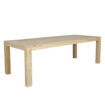 Wakefield eettafel Naxos bruin hout 240x100 cm
