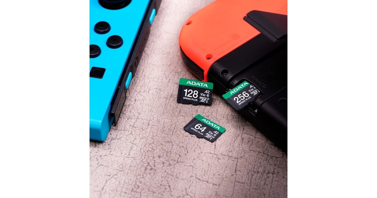 ADATASPEED PLUS microSDXC 128 GB geheugenkaart  (UHS-I U3, Class 10, V30, A2)