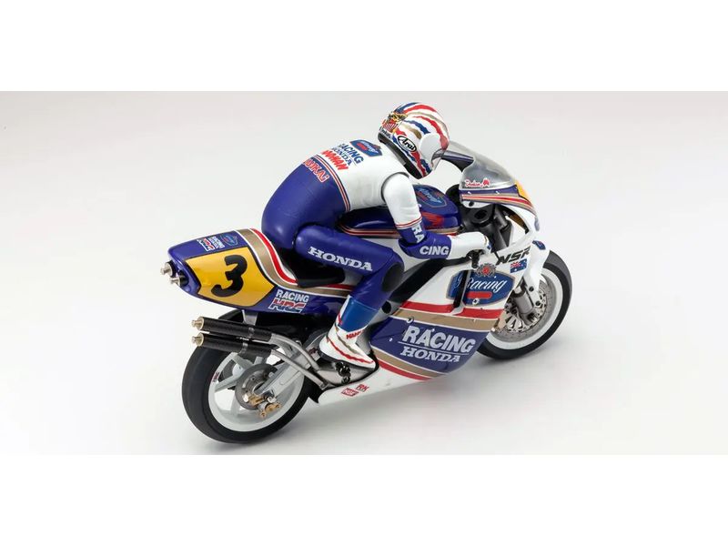 Kyosho Motorrad Honda NSR500 1991 Bausatz, 1:8 Scale RC-Motorrad Bausatz «hanging on racer»