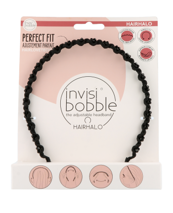 Invisibobble Hairhalo Black Sparkle 1-Stück