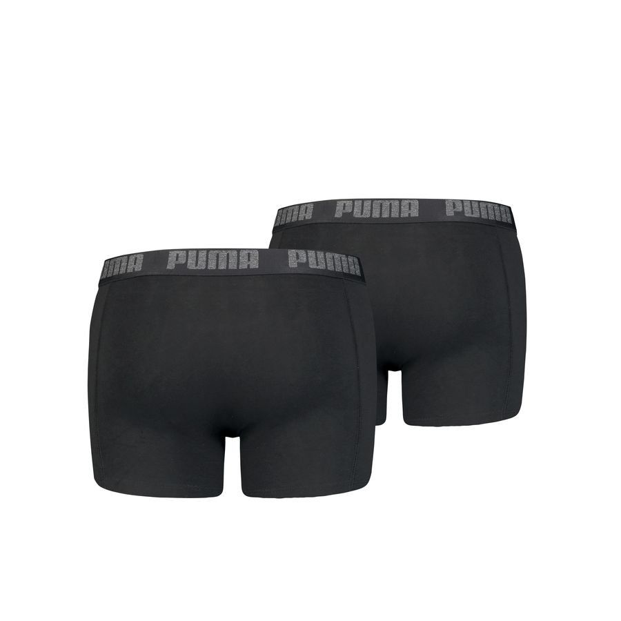 PUMA Shorts Boxer Basic 2-Pack - Noir