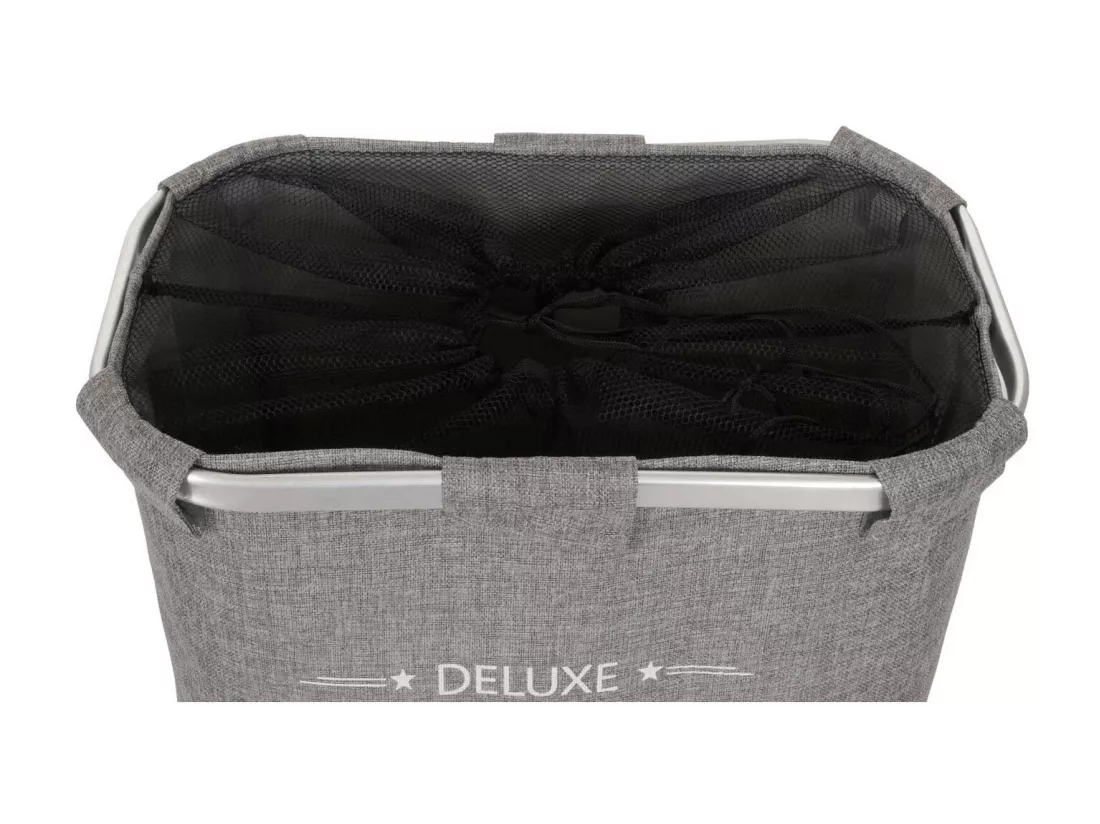 Collecteur de linge MCW-C34 avec filet 82l, gris