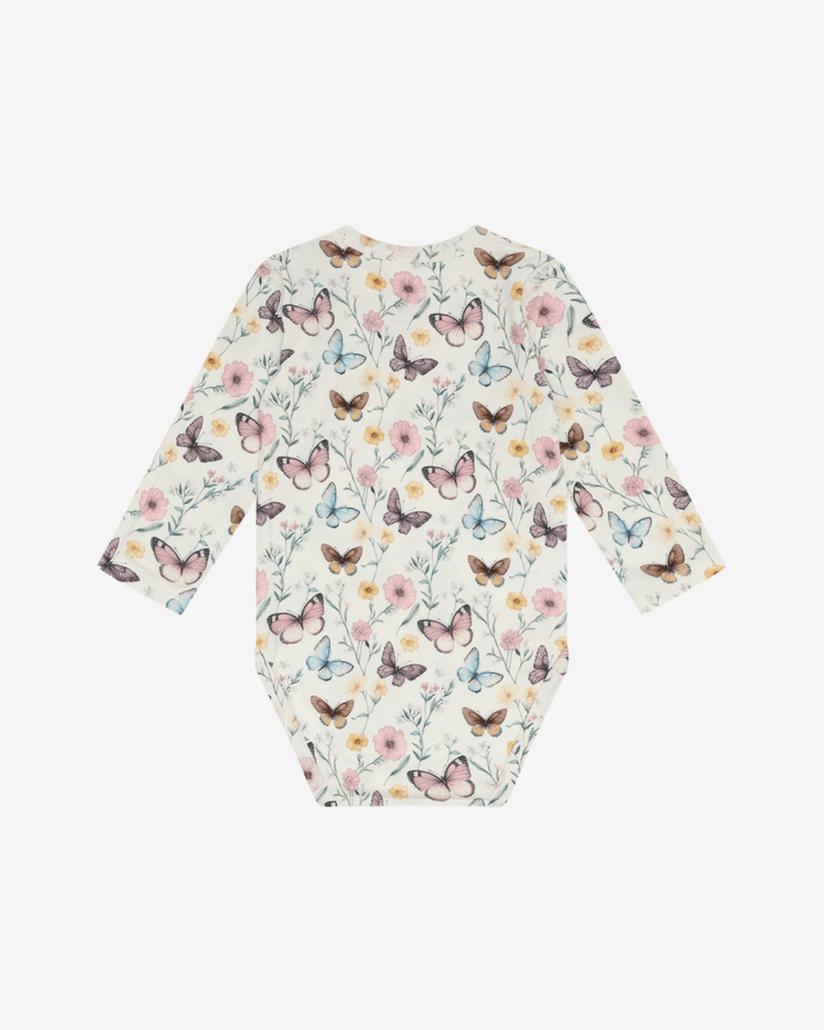 Body Baby med Print – 95% Bambusviskose, 5% Elastane | HCBuller Butterfly