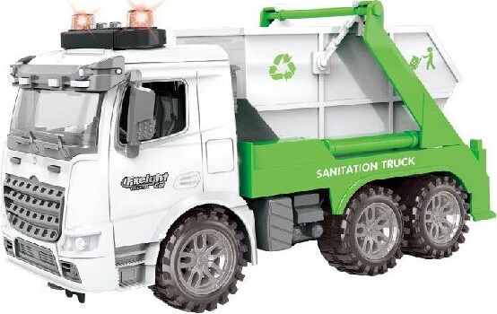 Skraldebil Legetøj Med Lys Og Lyd - Åben - 1:14 - City Transport - Contruck