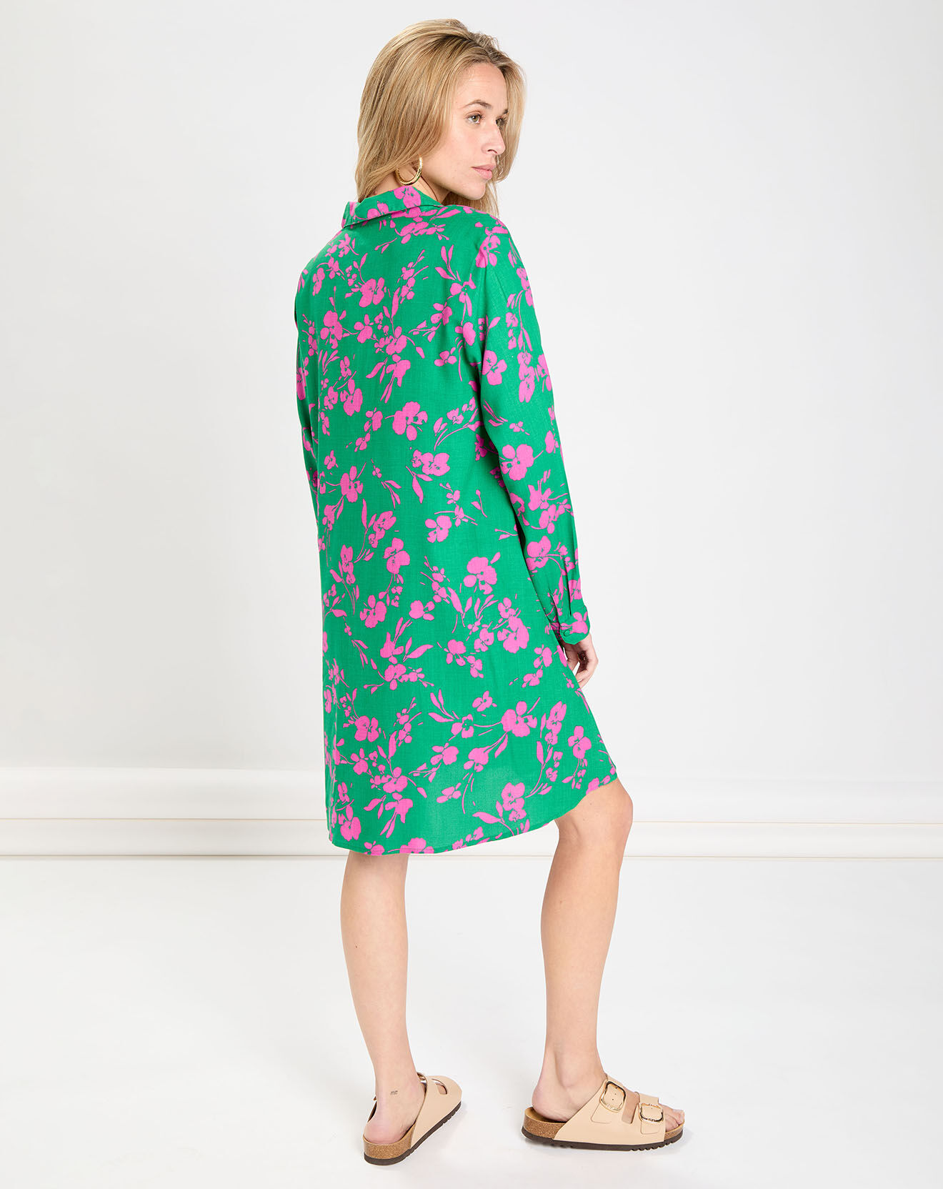 La Petite Etoile Robe Kari vert/fuschia