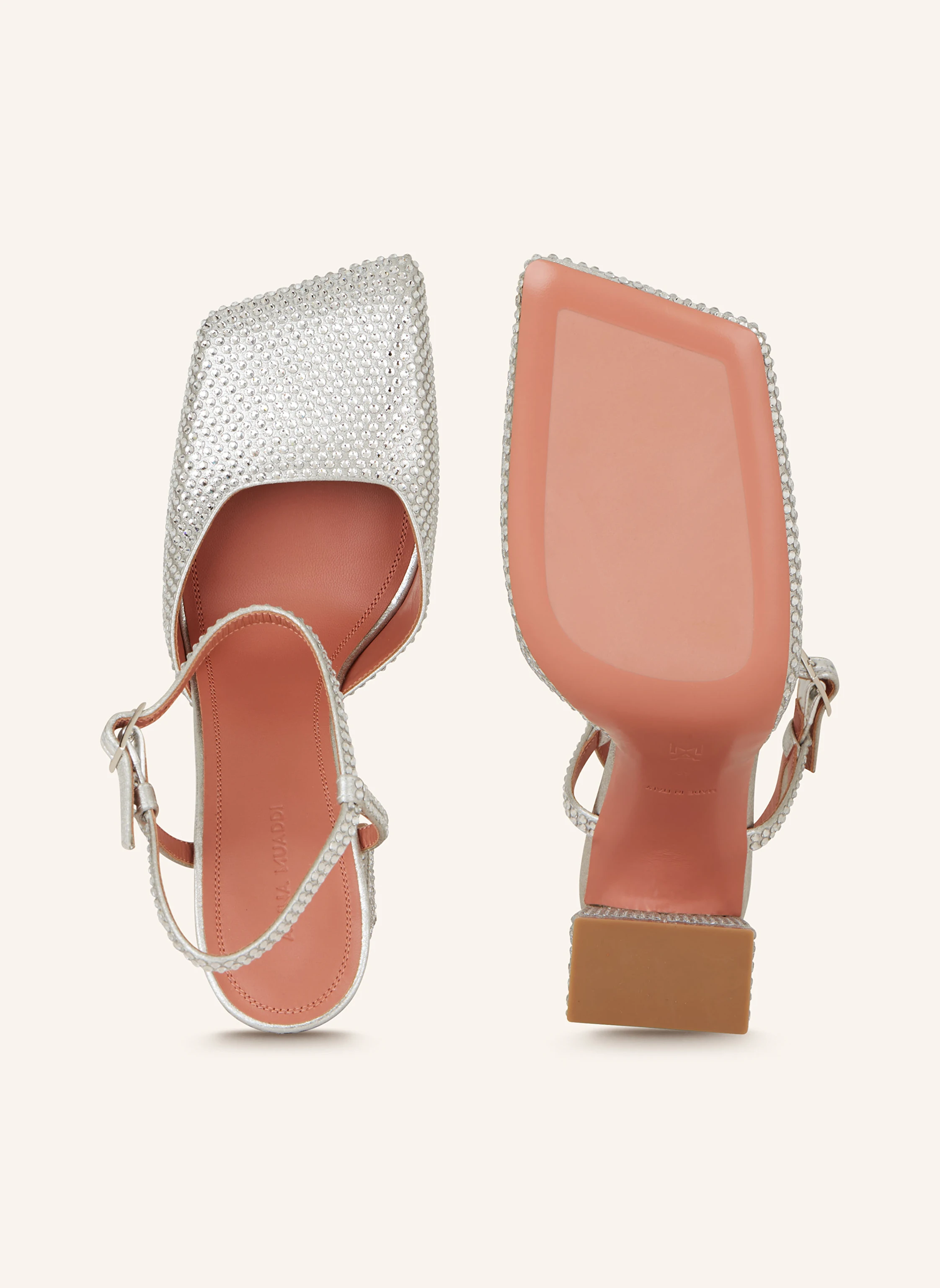 AMINA MUADDI Slingpumps CHARLOTTE mit Schmucksteinen