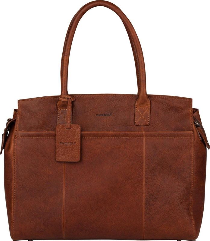 Burkely - Antique Avery - Laptoptas - Bruin - Leer
