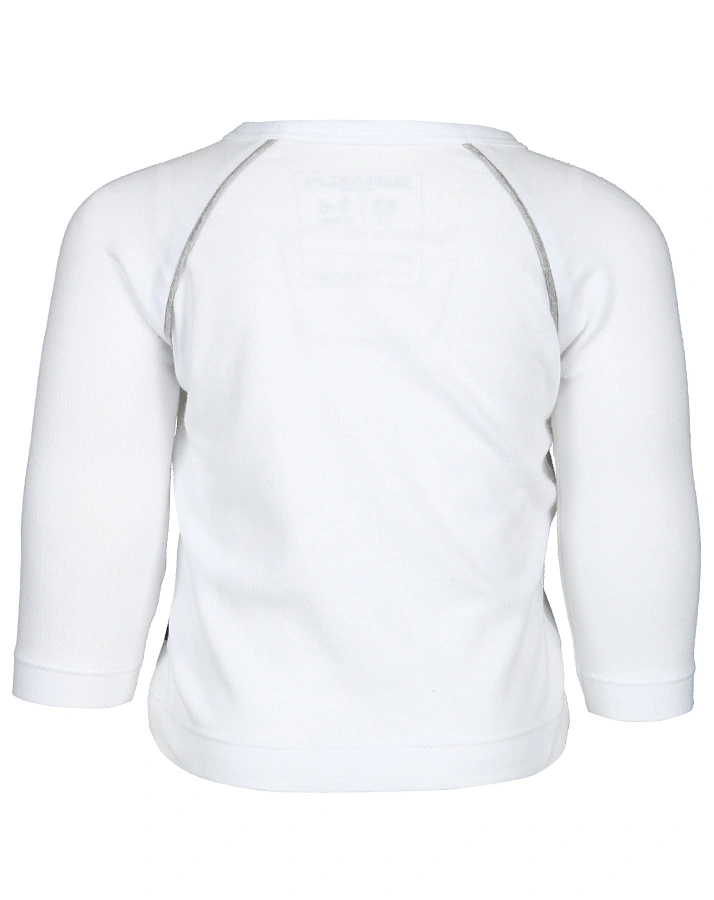 Langarmshirt KISSES FOR YOU in weiß