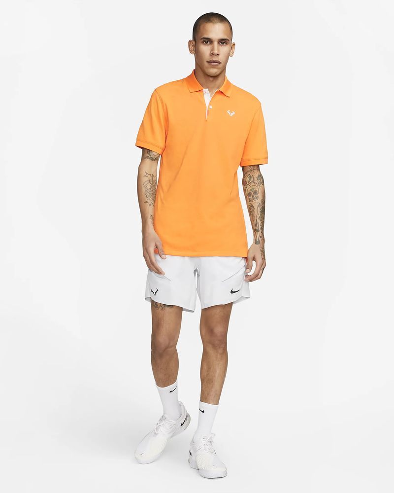 Polo de tennis Nike Rafa Orange pour homme