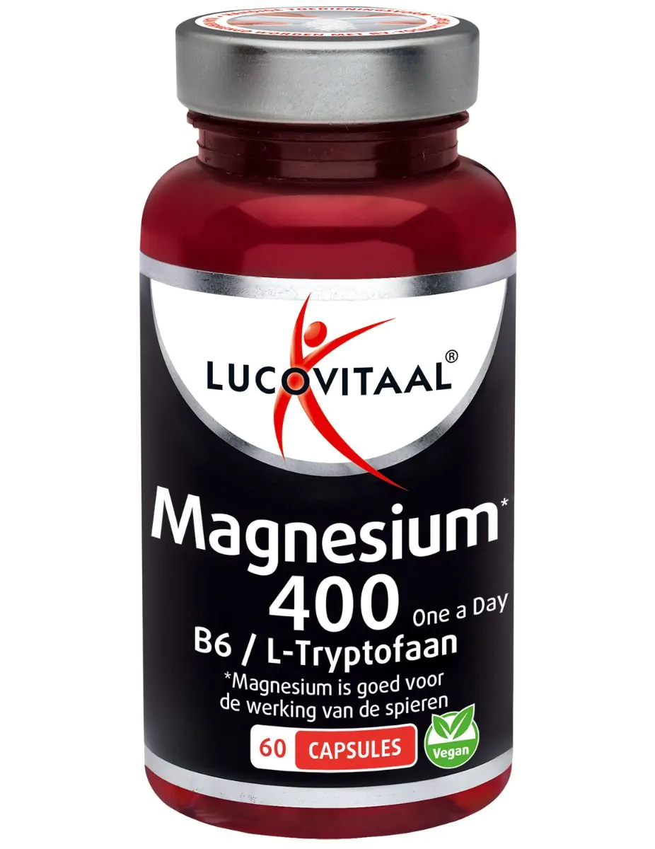 Magnesium 400 met Vitamine B6 & L-Tryptofaan