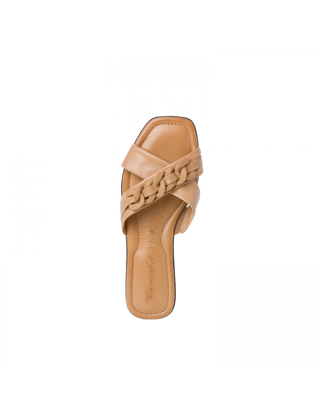 tamaris mules femme 27101-28 310 cuir marron