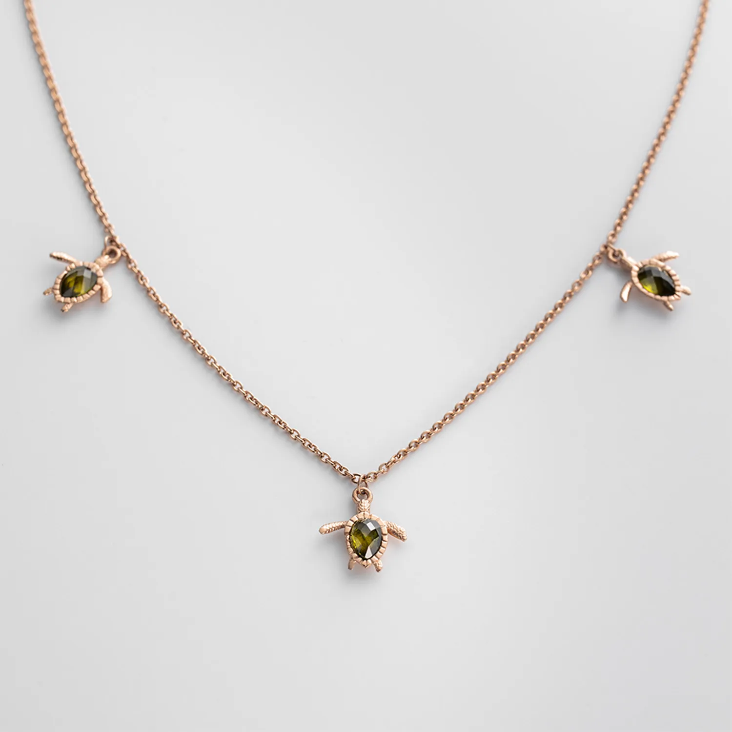 Paul Hewitt Turtle necklace rose gold Halskæde 18 kt. Forgyldt Sølv PH-JE-0156