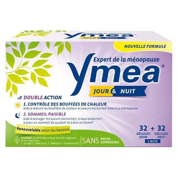 Ymea Menopausa, Ondas de Calor e Sono - 64 Cápsulas