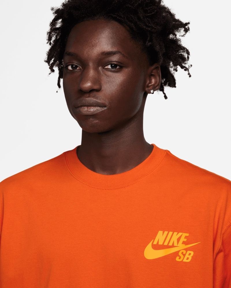 T-shirt Nike SB Orange pour homme