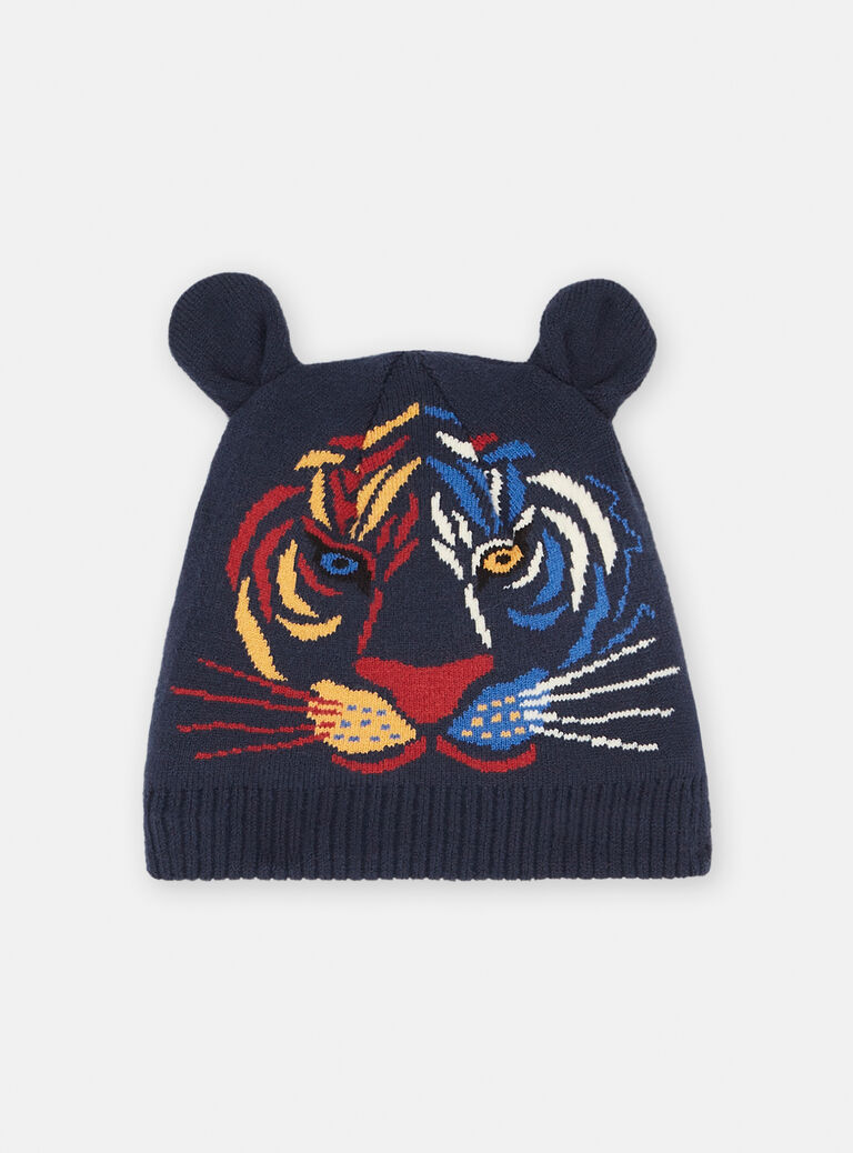 Bonnet imprimé tigre pour garçon