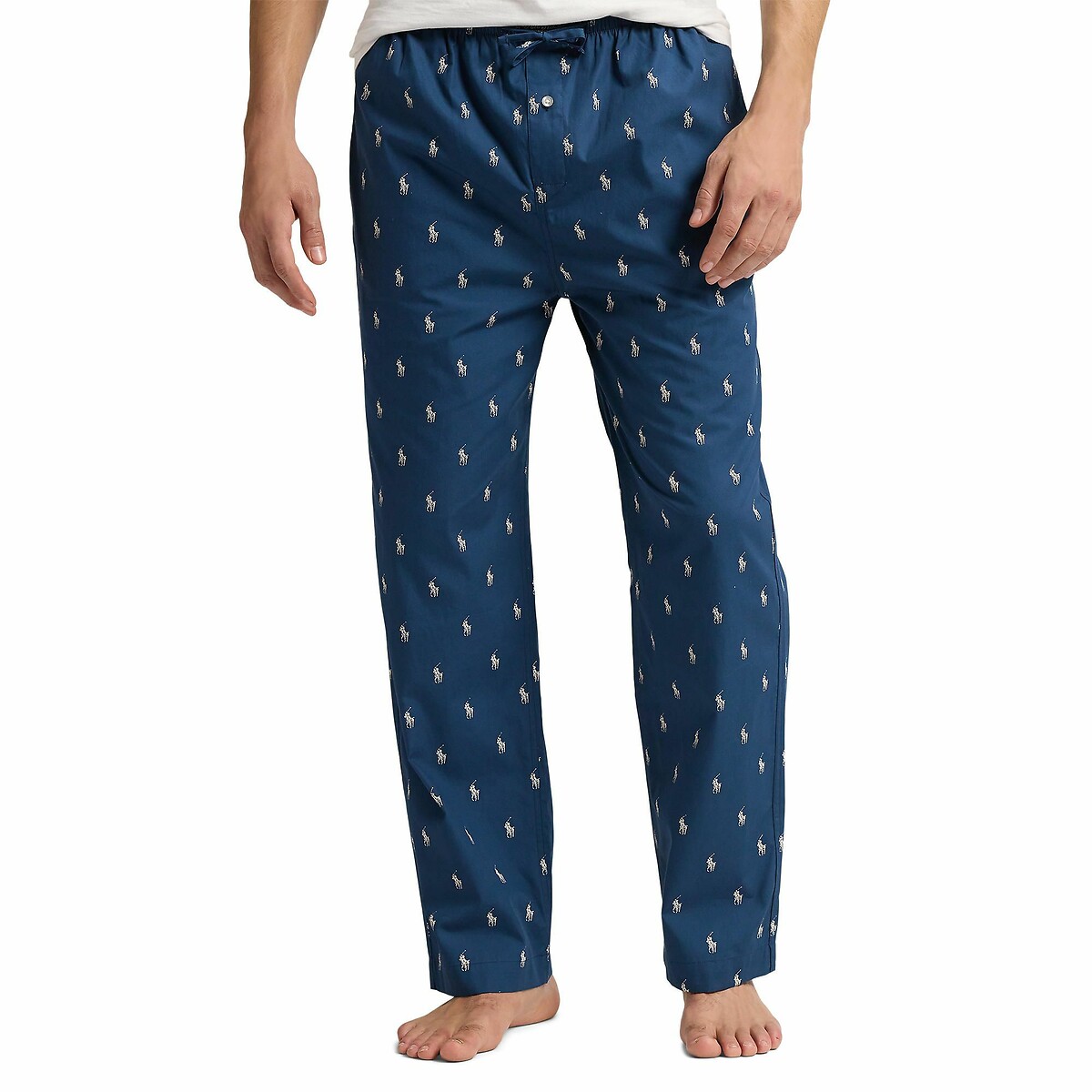 POLO RALPH LAUREN<br>Calças de pijama com franja marcante
