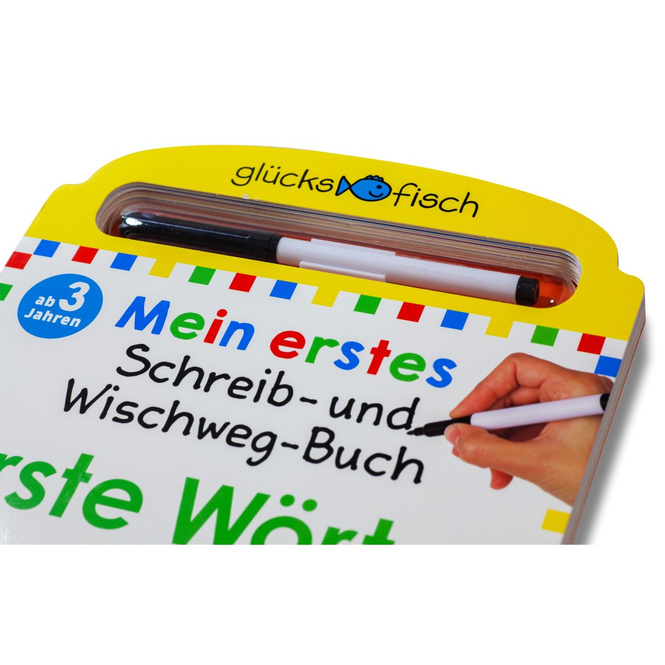 Glücksfisch - Mein erstes Schreib-und Wegwisch-Buch - Erste Wörter