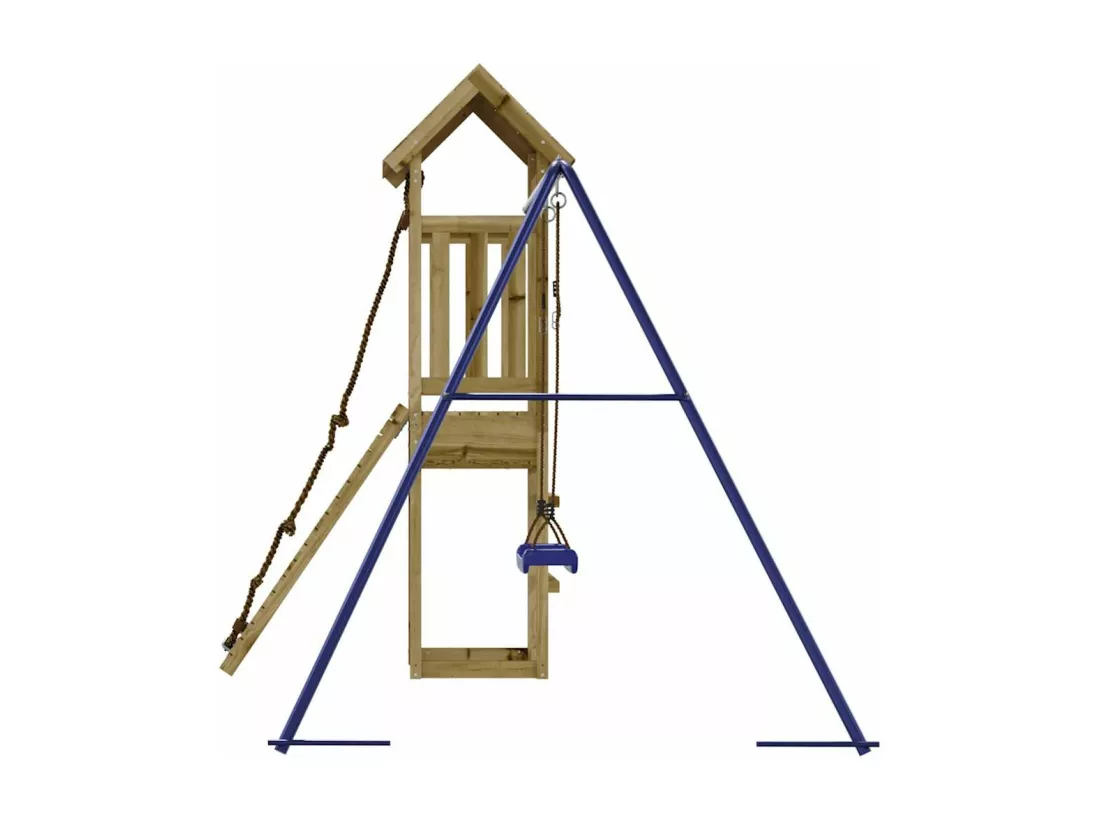 Aire de jeux d'extérieur bois de pin imprégné