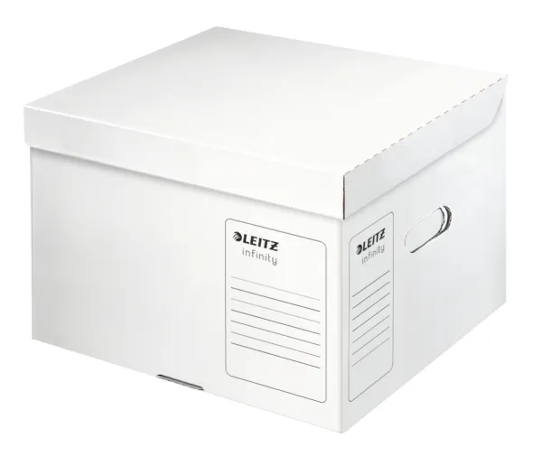 Opbevaringskasse Leitz Infinity FSC®mediu Hvid - (10 stk.)