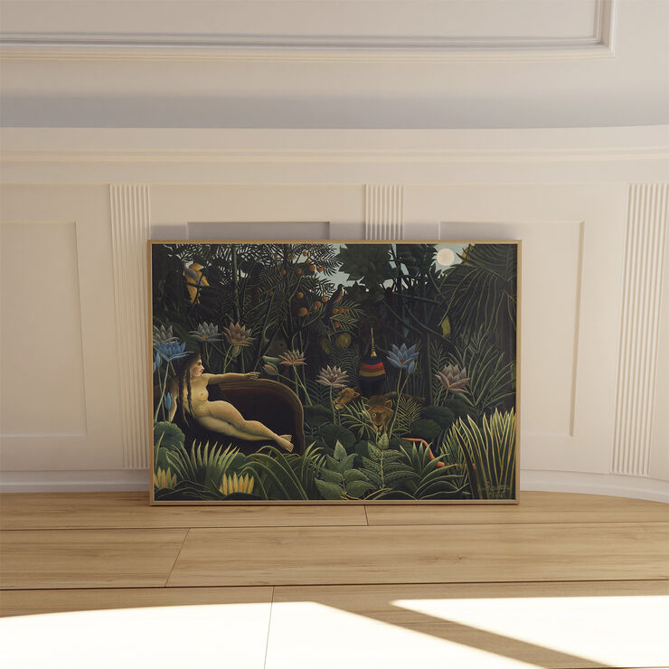 Poster & Frame Henri Rousseau - The Dream 02 Flerfarvet