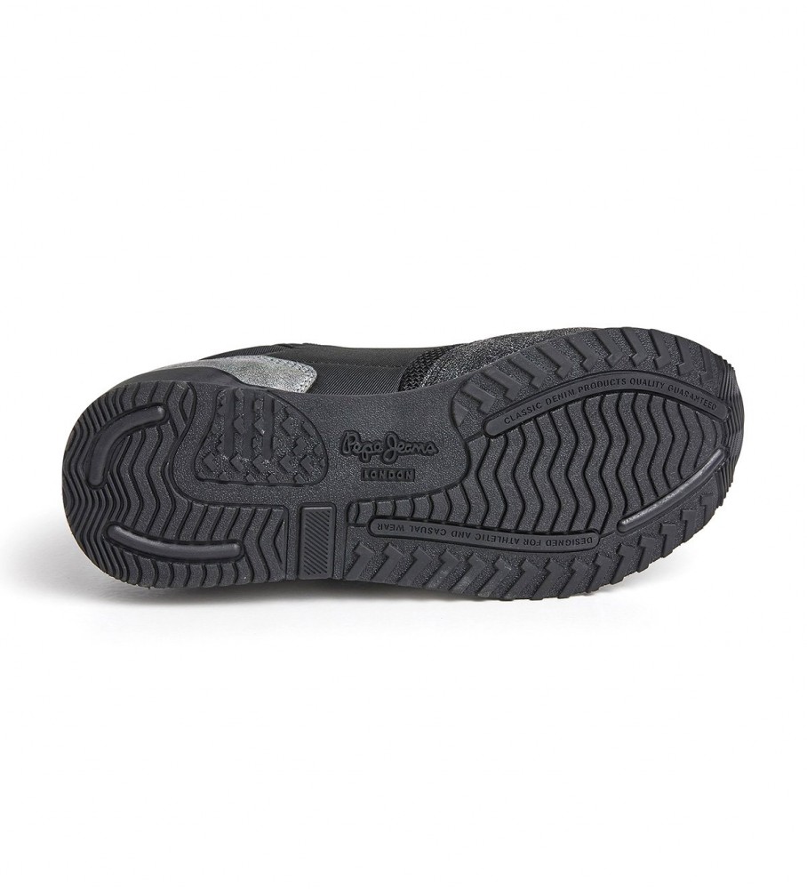 Tênis pretos Pepe Jeans London Smart W